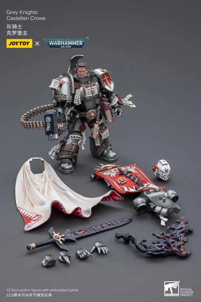 Warhammer 40k akcijska figura 1/18 Grey Knights Castellan Crowe 12 cm fotografija proizvoda