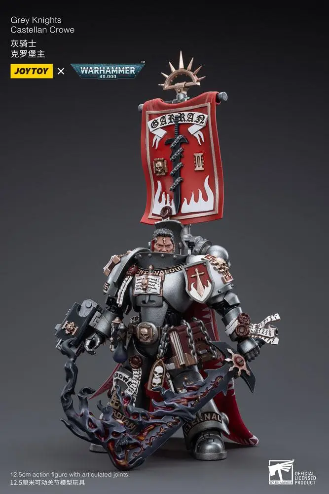 Warhammer 40k akcijska figura 1/18 Grey Knights Castellan Crowe 12 cm fotografija proizvoda
