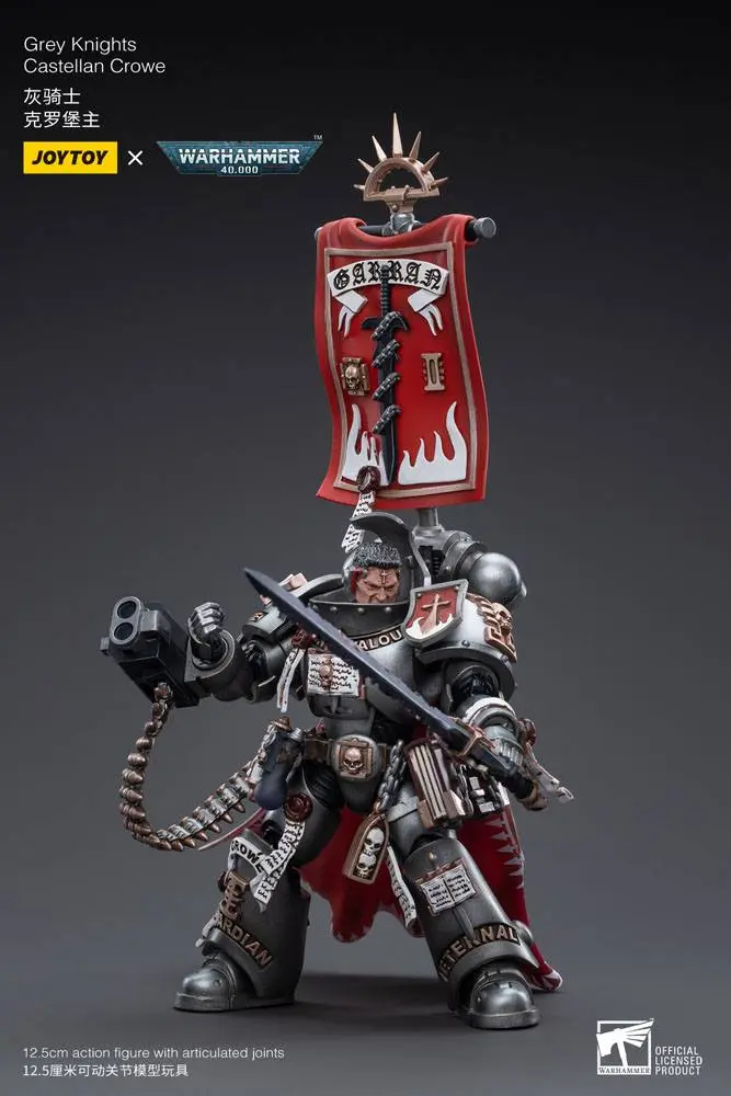 Warhammer 40k akcijska figura 1/18 Grey Knights Castellan Crowe 12 cm fotografija proizvoda