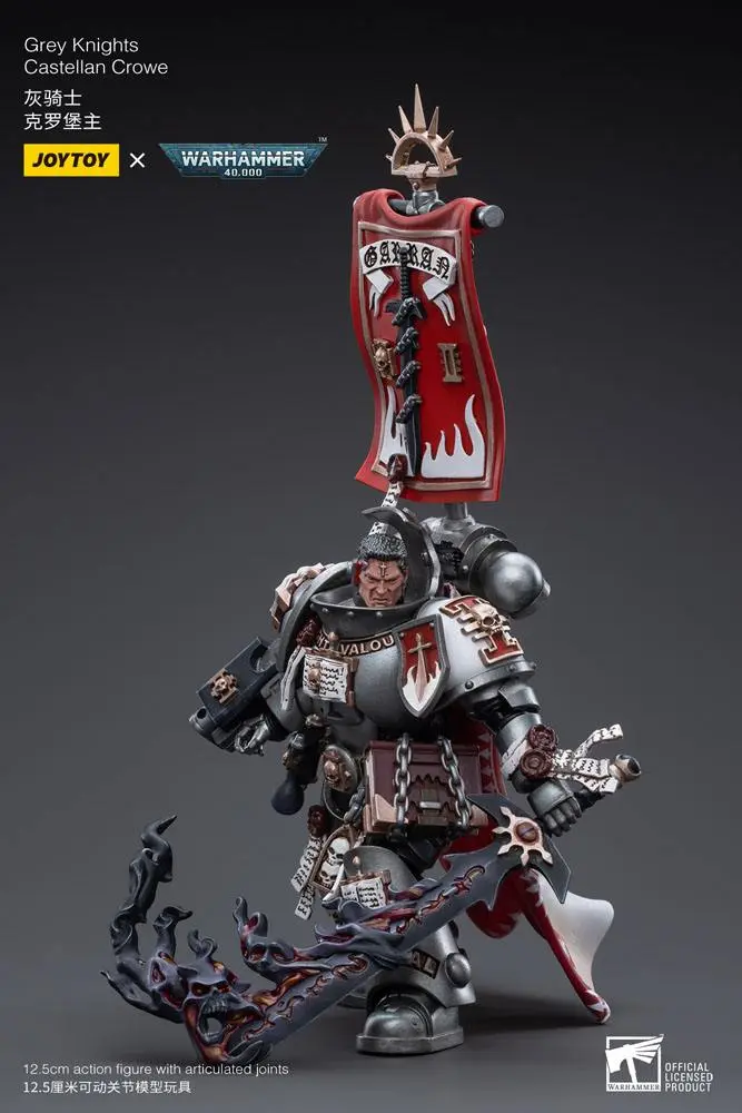 Warhammer 40k akcijska figura 1/18 Grey Knights Castellan Crowe 12 cm fotografija proizvoda