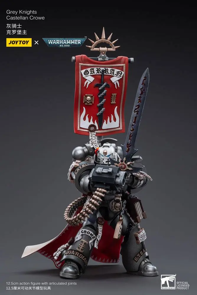 Warhammer 40k akcijska figura 1/18 Grey Knights Castellan Crowe 12 cm fotografija proizvoda
