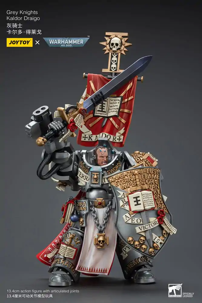 Warhammer 40k akcijska figura 1/18 Grey Knights Kaldor Draigo 14 cm fotografija proizvoda