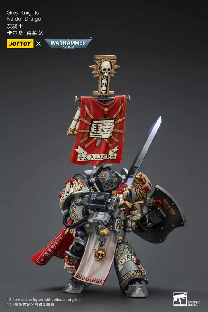 Warhammer 40k akcijska figura 1/18 Grey Knights Kaldor Draigo 14 cm fotografija proizvoda