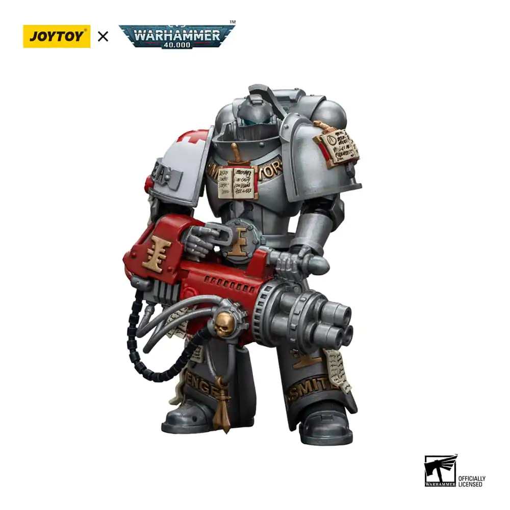 Warhammer 40k akcijska figura 1/18 Grey Knights Strike Squad Grey Knight s Psilencerom 12 cm fotografija proizvoda