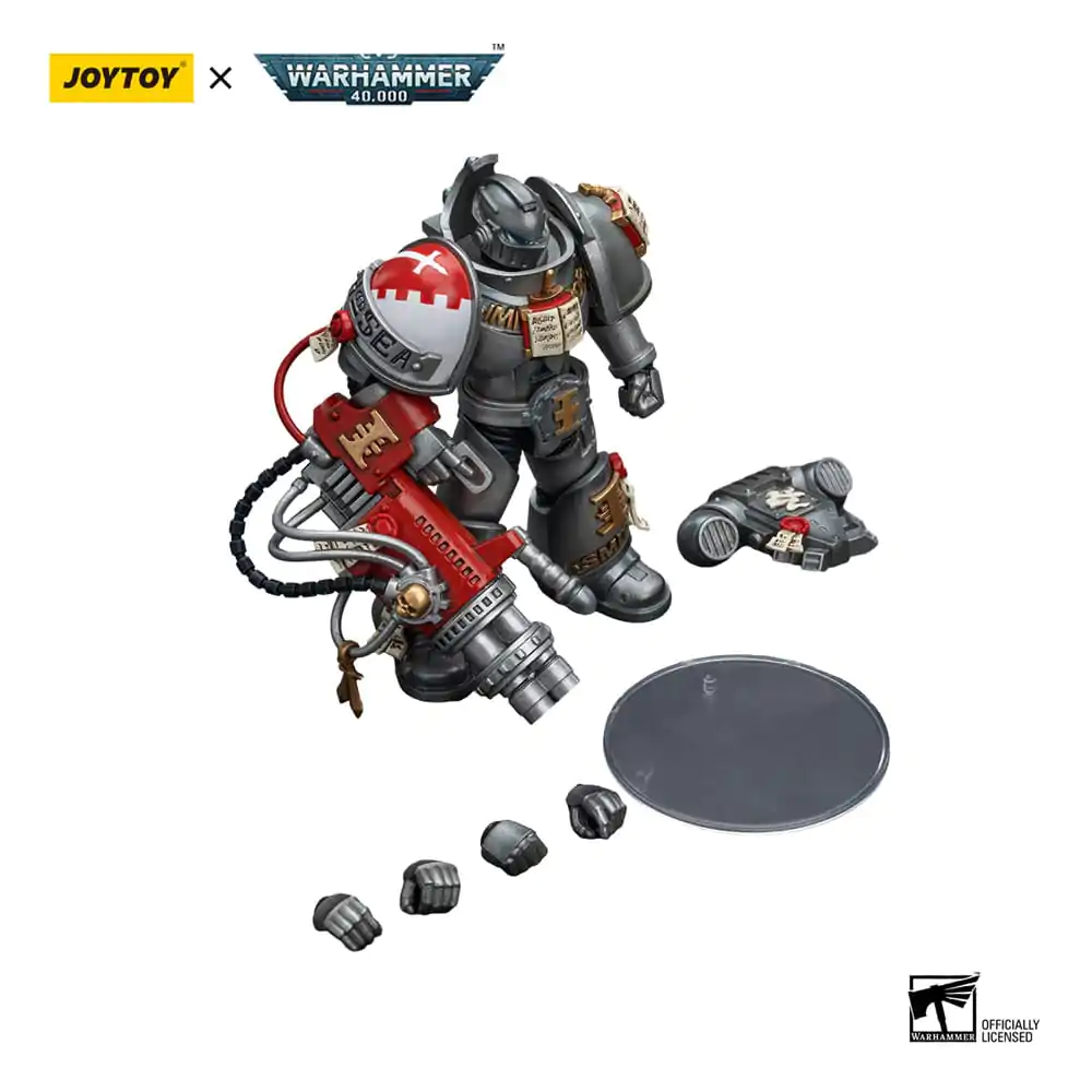 Warhammer 40k akcijska figura 1/18 Grey Knights Strike Squad Grey Knight s Psilencerom 12 cm fotografija proizvoda
