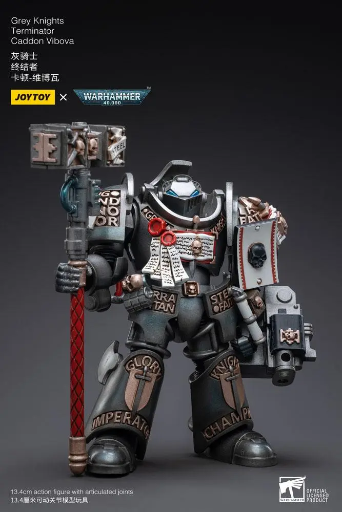 Warhammer 40k akcijska figura 1/18 Grey Knights Terminator Caddon Vibova 13 cm fotografija proizvoda