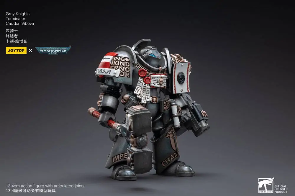 Warhammer 40k akcijska figura 1/18 Grey Knights Terminator Caddon Vibova 13 cm fotografija proizvoda