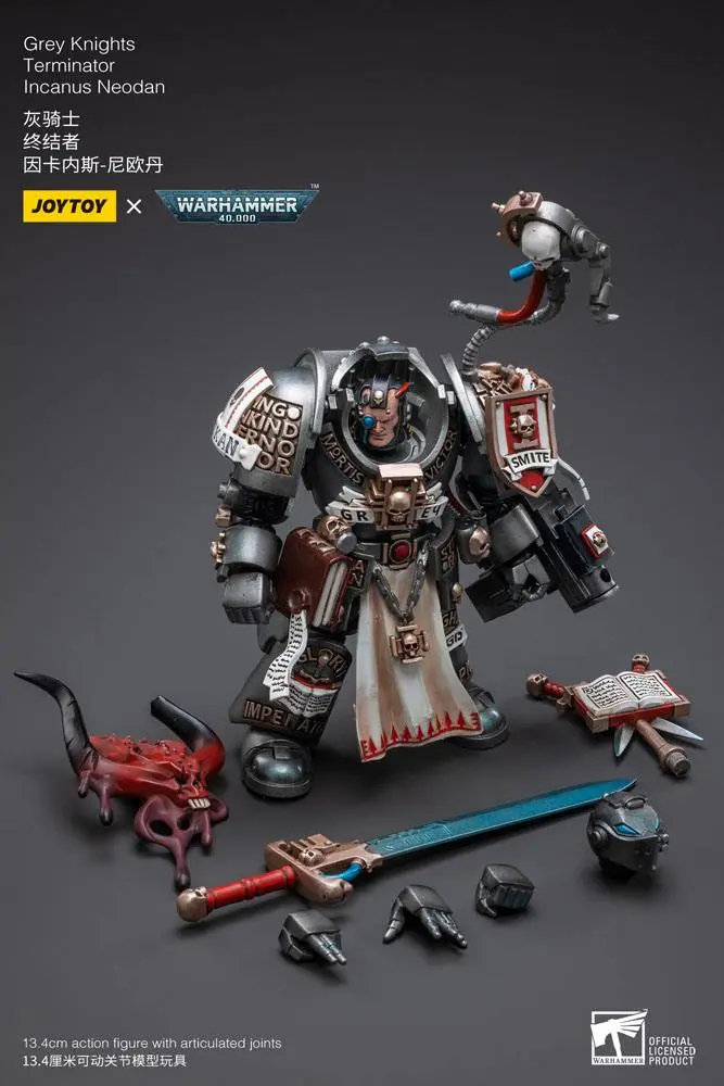 Warhammer 40k akcijska figura 1/18 Grey Knights Terminator Incanus Neodan 13 cm fotografija proizvoda