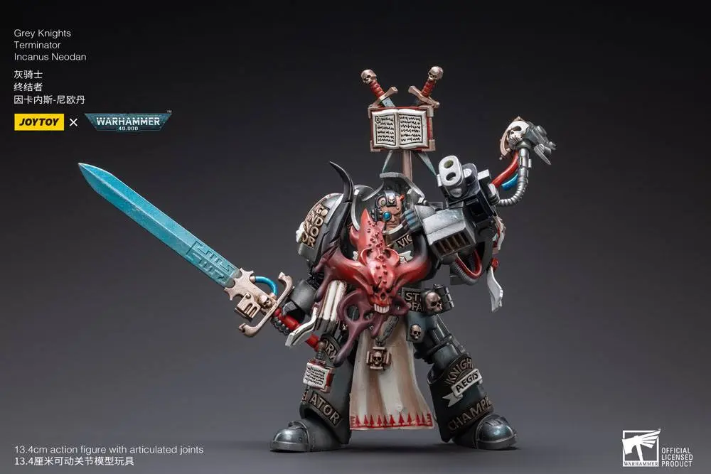 Warhammer 40k akcijska figura 1/18 Grey Knights Terminator Incanus Neodan 13 cm fotografija proizvoda