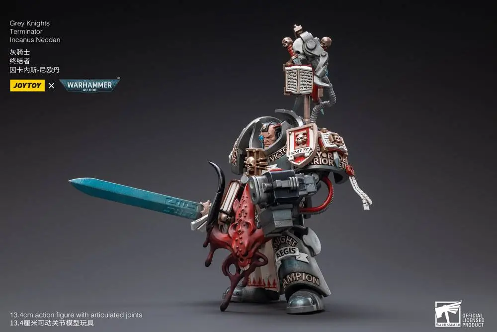 Warhammer 40k akcijska figura 1/18 Grey Knights Terminator Incanus Neodan 13 cm fotografija proizvoda