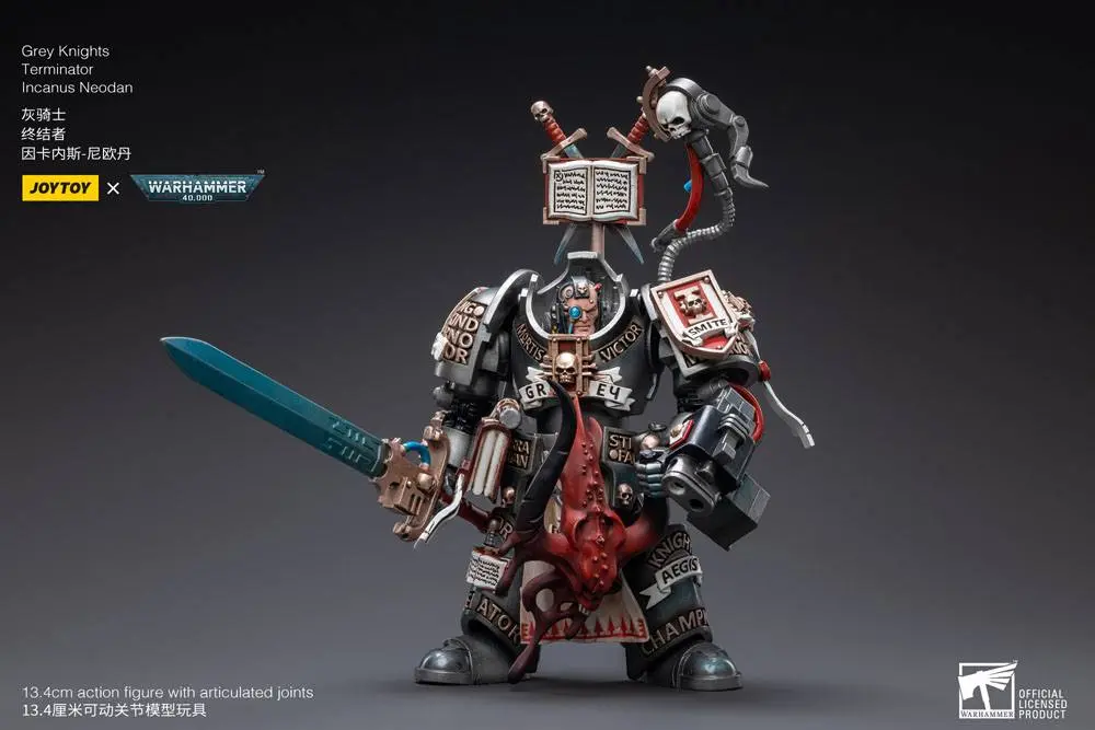 Warhammer 40k akcijska figura 1/18 Grey Knights Terminator Incanus Neodan 13 cm fotografija proizvoda