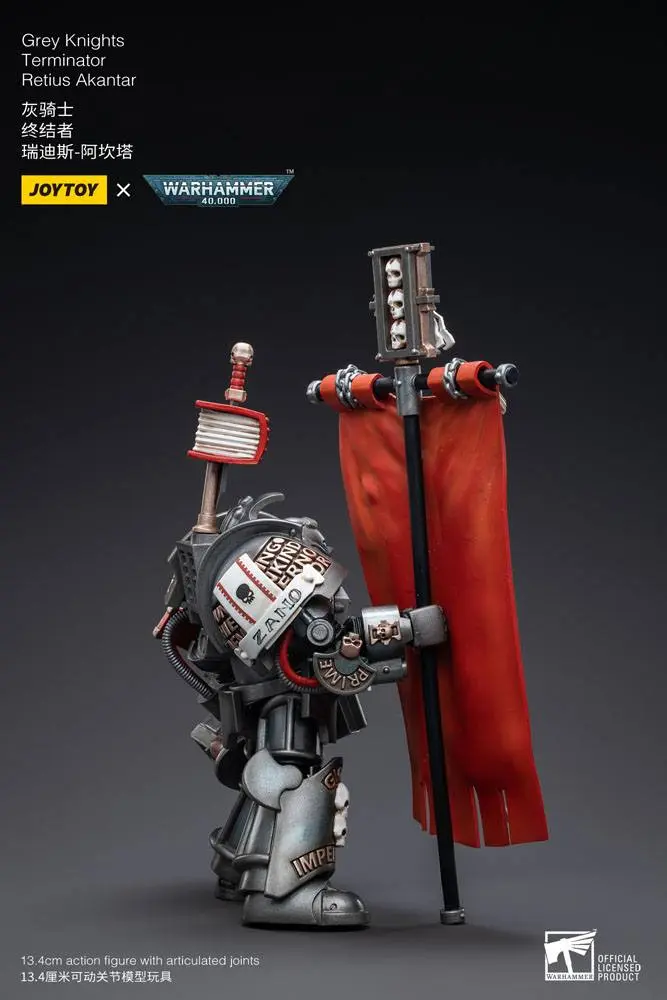 Warhammer 40k akcijska figura 1/18 Grey Knights Terminator Retius Akantar 13 cm fotografija proizvoda