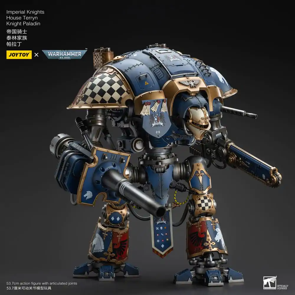 Warhammer 40k akcijska figura 1/18 Imperial Knights House Terryn Knight Paladin 54 cm fotografija proizvoda