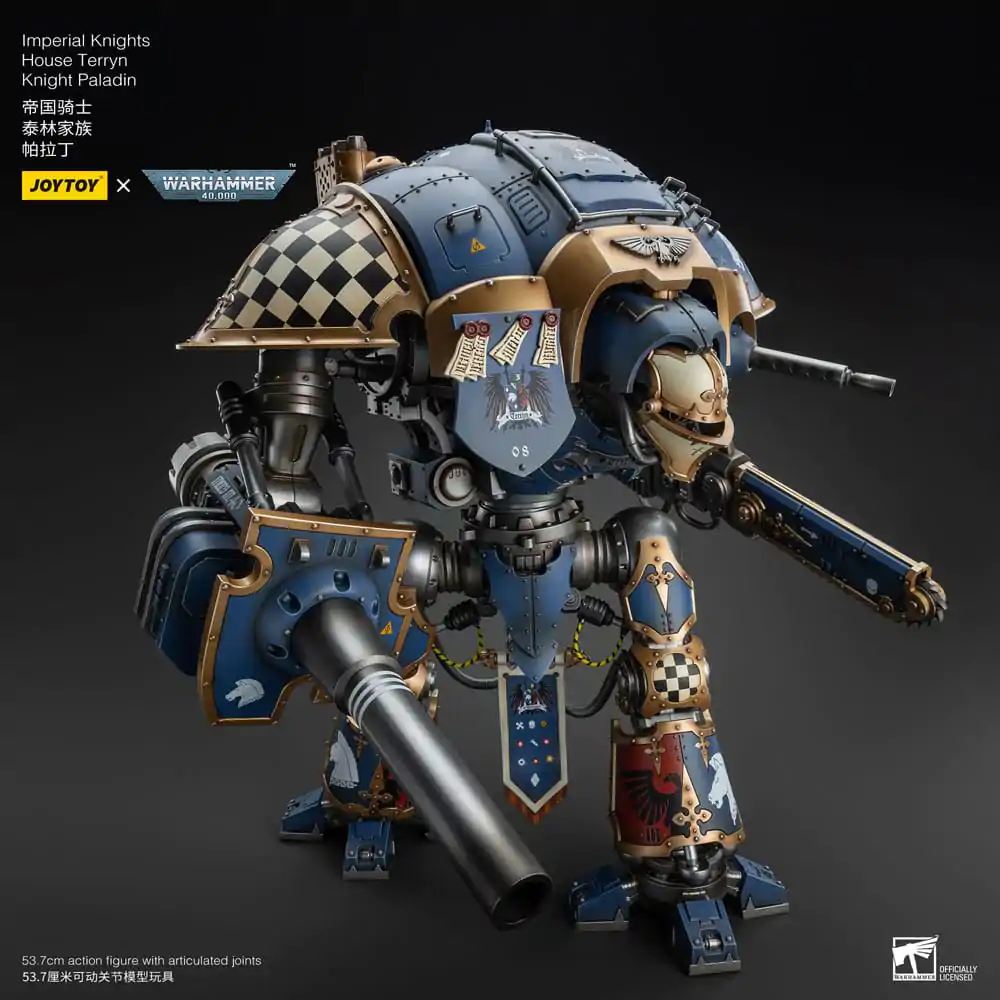 Warhammer 40k akcijska figura 1/18 Imperial Knights House Terryn Knight Paladin 54 cm fotografija proizvoda