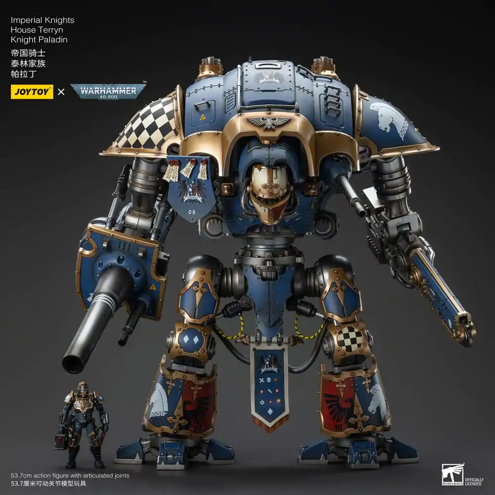 Warhammer 40k akcijska figura 1/18 Imperial Knights House Terryn Knight Paladin 54 cm fotografija proizvoda