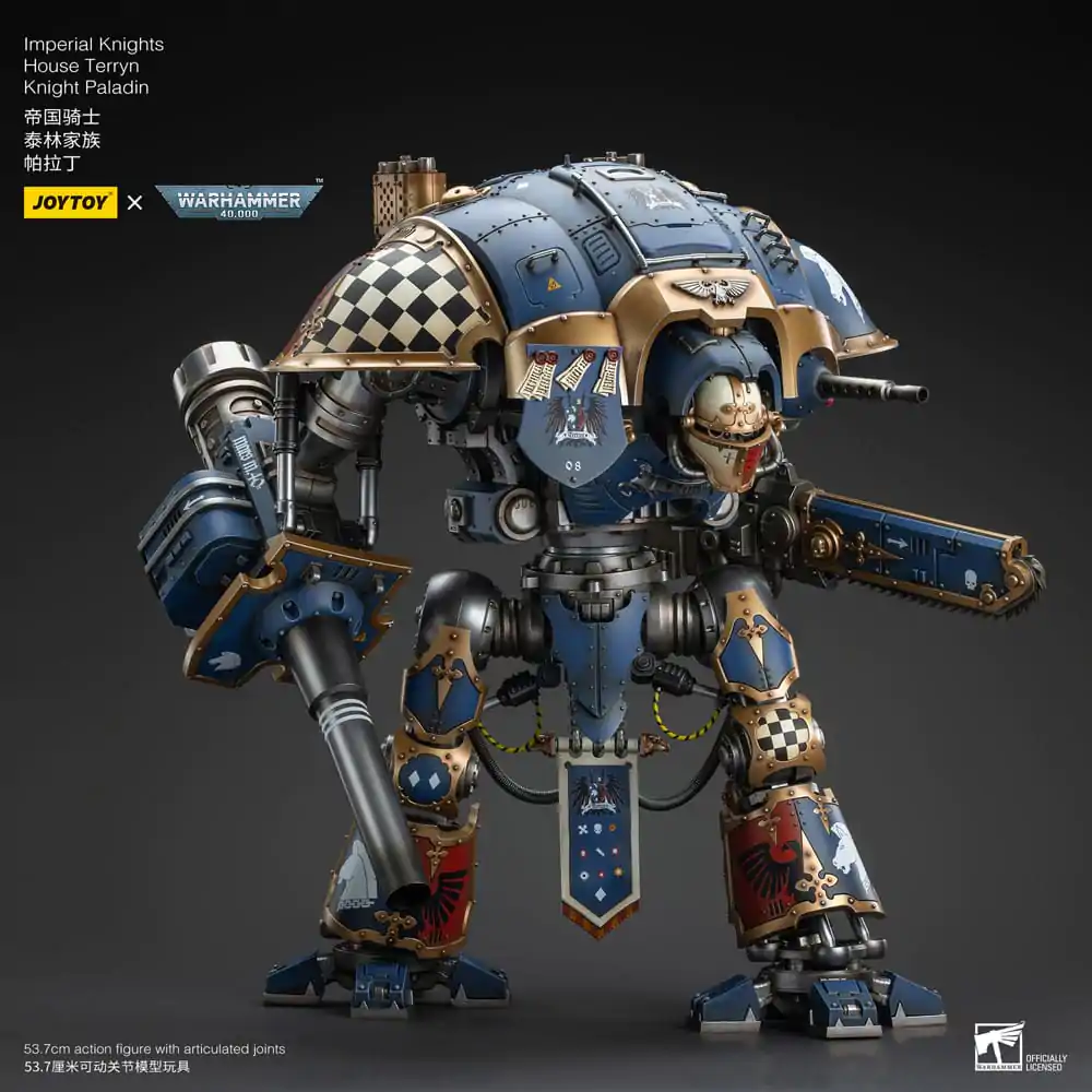 Warhammer 40k akcijska figura 1/18 Imperial Knights House Terryn Knight Paladin 54 cm fotografija proizvoda