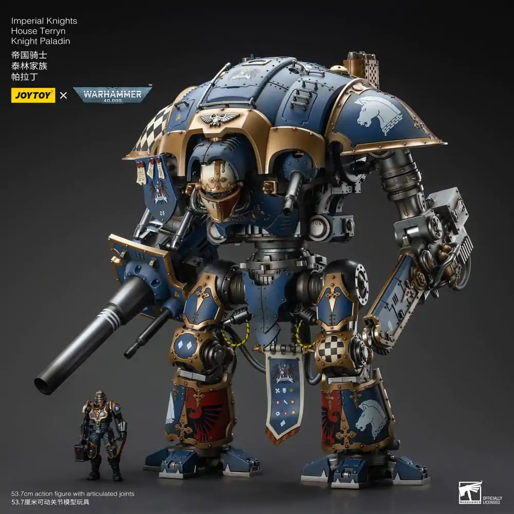 Warhammer 40k akcijska figura 1/18 Imperial Knights House Terryn Knight Paladin 54 cm fotografija proizvoda