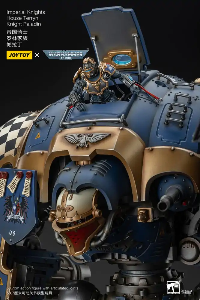 Warhammer 40k akcijska figura 1/18 Imperial Knights House Terryn Knight Paladin 54 cm fotografija proizvoda