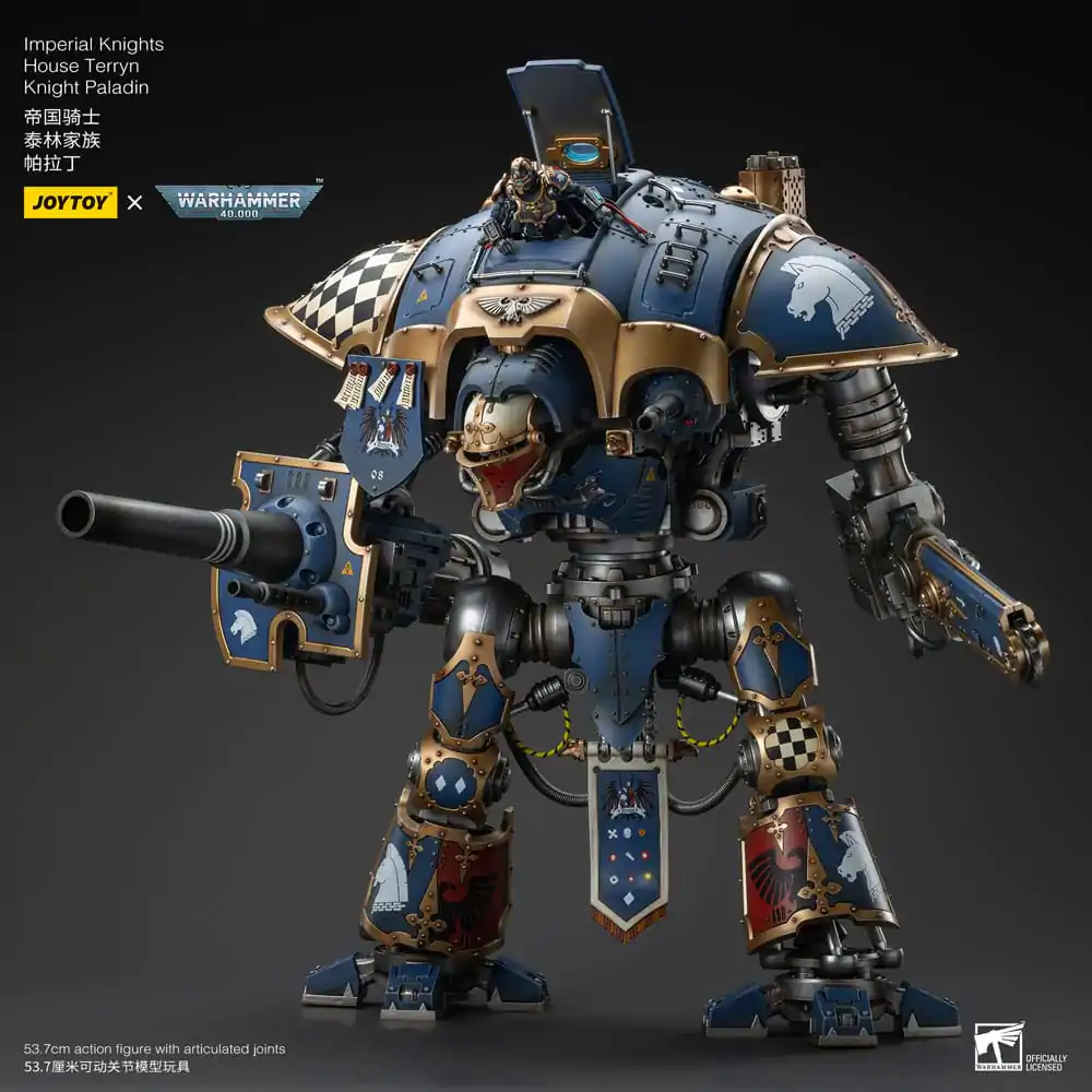 Warhammer 40k akcijska figura 1/18 Imperial Knights House Terryn Knight Paladin 54 cm fotografija proizvoda