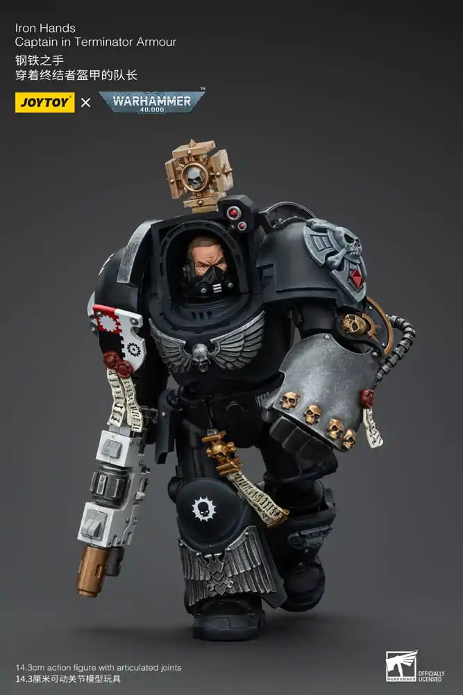 Warhammer 40k akcijska figura 1/18 Iron Hands Captain in Terminator Armour 14 cm fotografija proizvoda