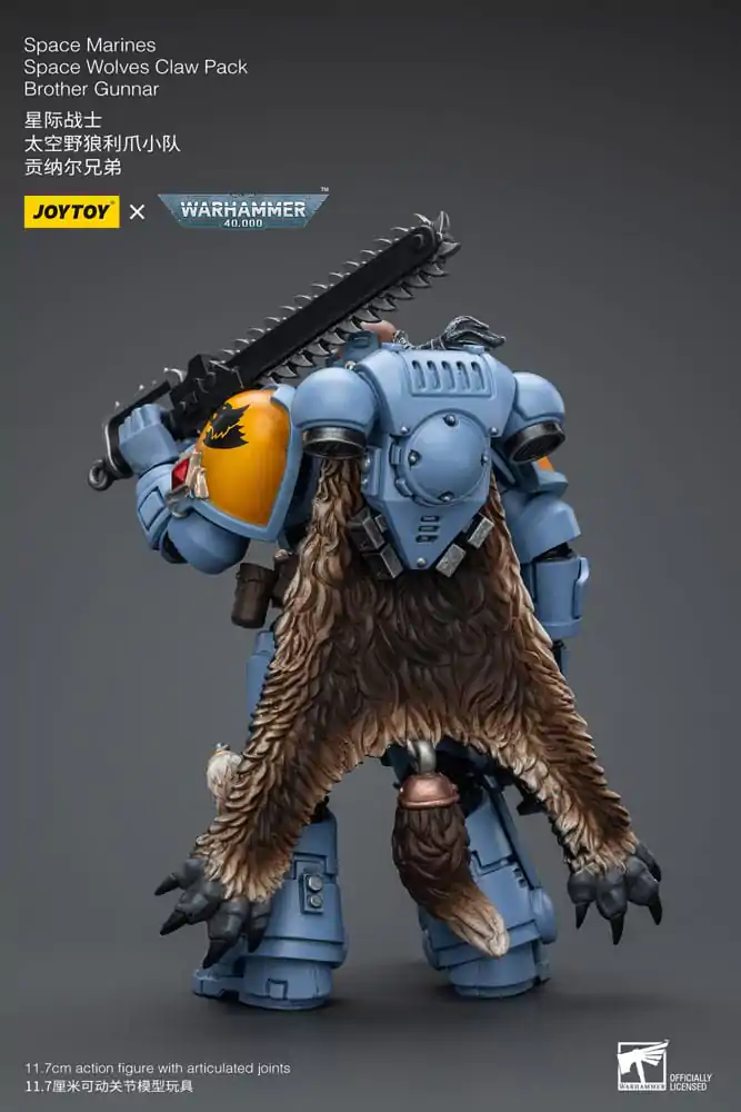 Warhammer 40k akcijska figura 1/18 Space Marines Space Wolves Claw Pack Brother Gunnar 12 cm fotografija proizvoda