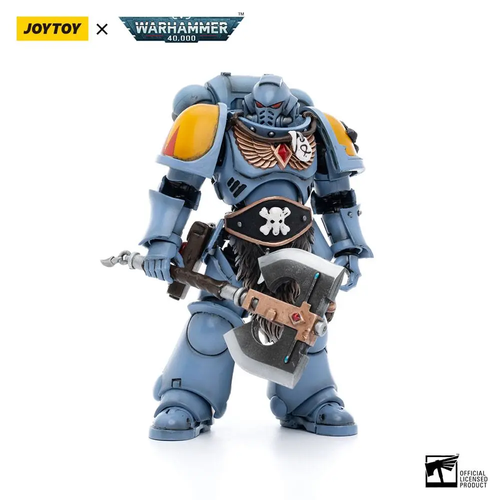 Warhammer 40k akcijska figura 1/18 Space Wolves Claw Pack Sigyrr Stoneshield 12 cm fotografija proizvoda