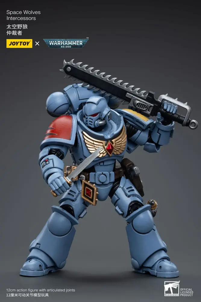 Warhammer 40k akcijska figura 1/18 Space Wolves Intercessors 12 cm fotografija proizvoda