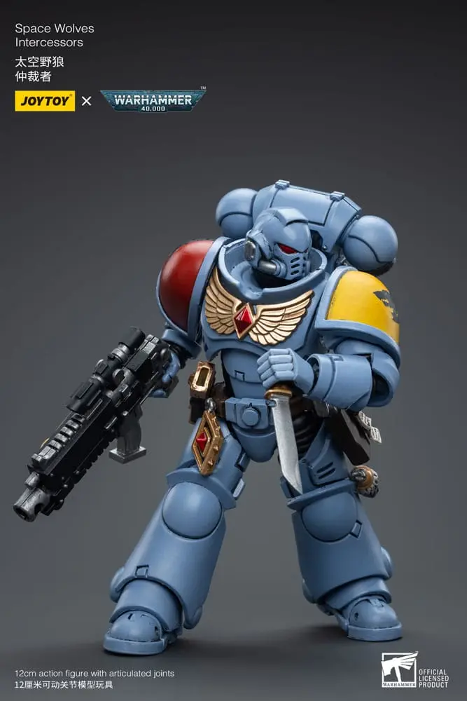 Warhammer 40k akcijska figura 1/18 Space Wolves Intercessors 12 cm fotografija proizvoda