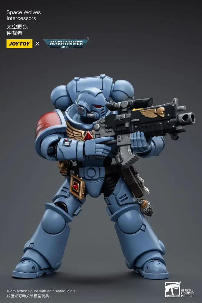 Warhammer 40k akcijska figura 1/18 Space Wolves Intercessors 12 cm fotografija proizvoda