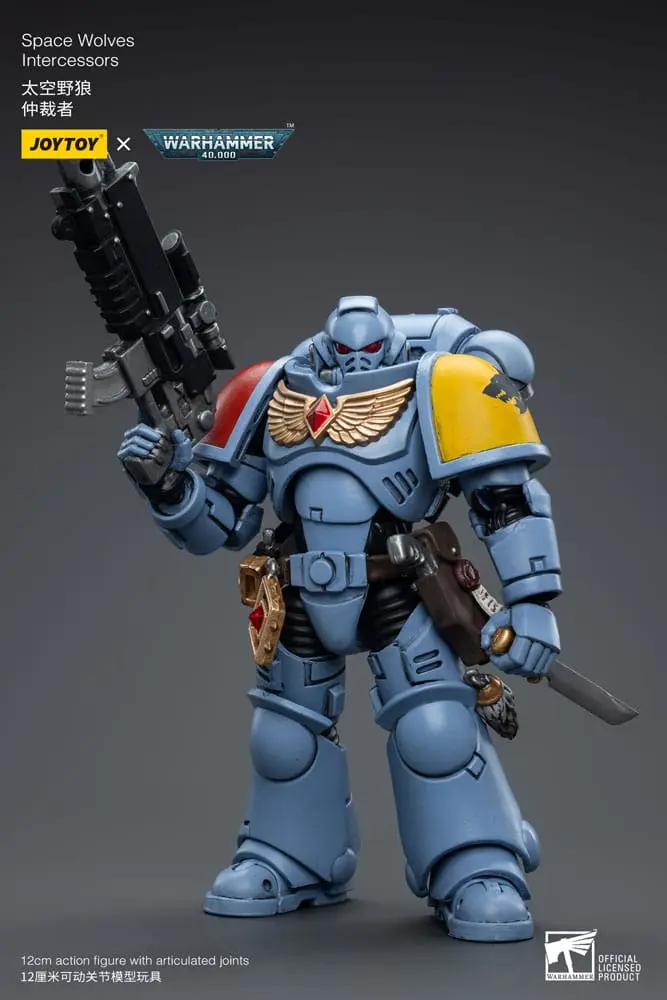 Warhammer 40k akcijska figura 1/18 Space Wolves Intercessors 12 cm fotografija proizvoda