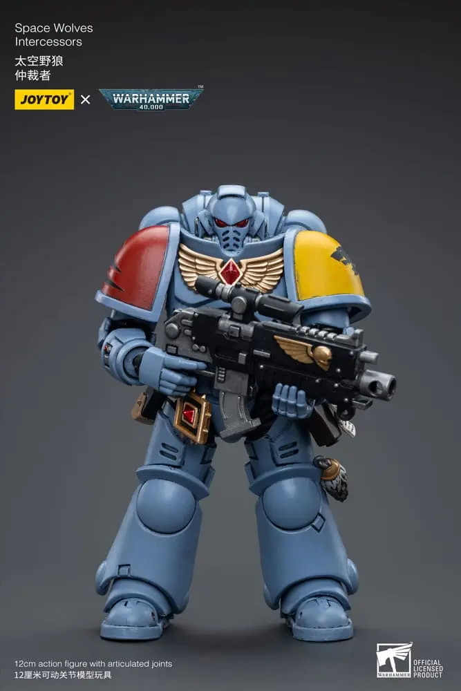 Warhammer 40k akcijska figura 1/18 Space Wolves Intercessors 12 cm fotografija proizvoda