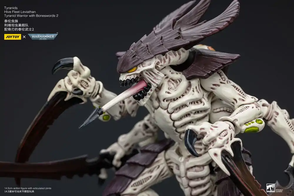 Warhammer 40k akcijska figura 1/18 Tyranids Hive Fleet Leviathan Tyranid Warrior s Boneswords 2 15 cm fotografija proizvoda