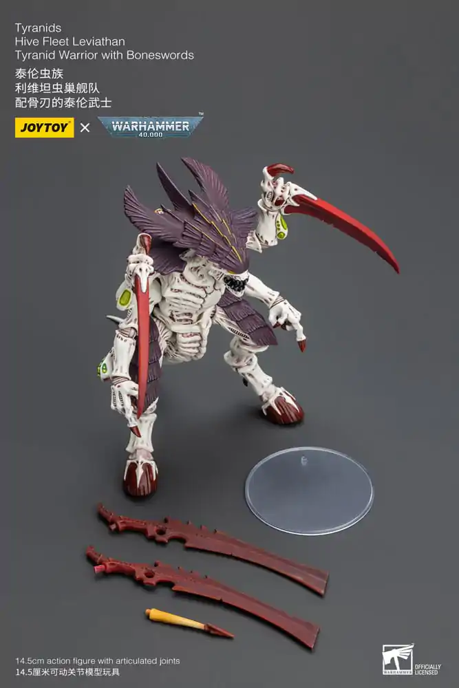Warhammer 40k akcijska figura 1/18 Tyranids Hive Fleet Leviathan Tyranid Warrior s Boneswords 12 cm fotografija proizvoda