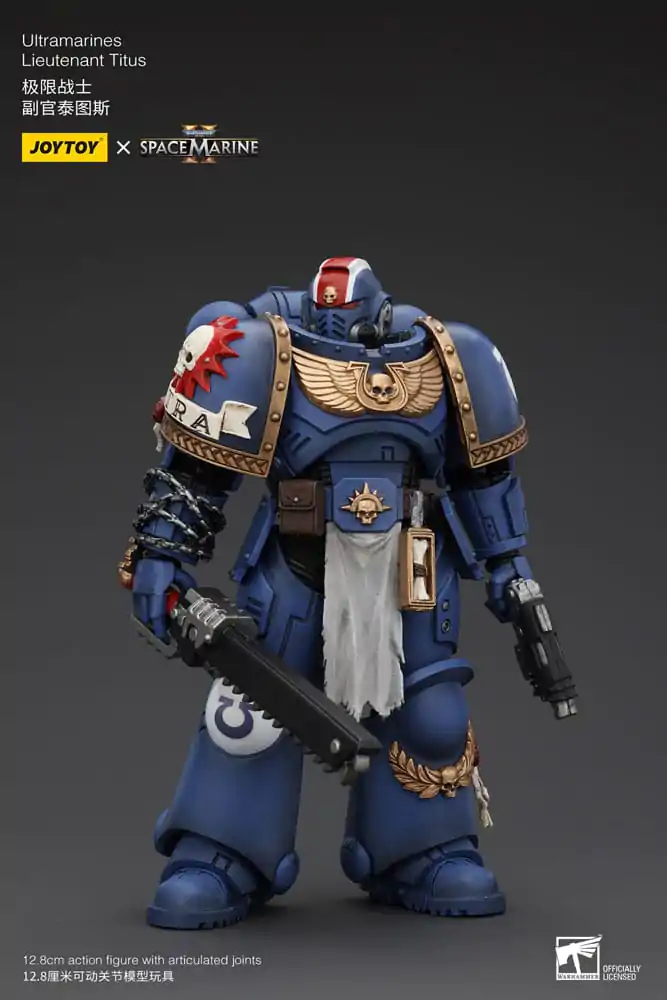 Warhammer 40k akcijska figura 1/18 Ultramarines Lieutenant Titus 13 cm fotografija proizvoda