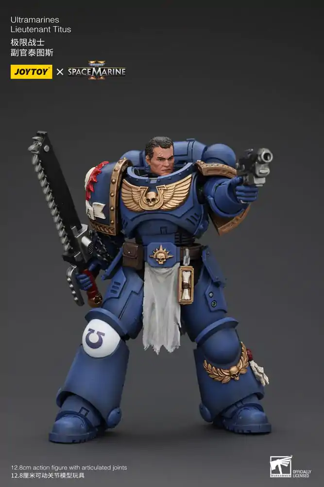 Warhammer 40k akcijska figura 1/18 Ultramarines Lieutenant Titus 13 cm fotografija proizvoda