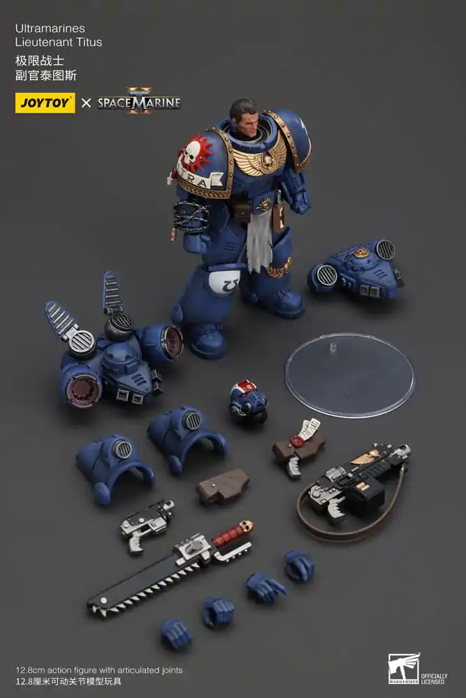 Warhammer 40k akcijska figura 1/18 Ultramarines Lieutenant Titus 13 cm fotografija proizvoda