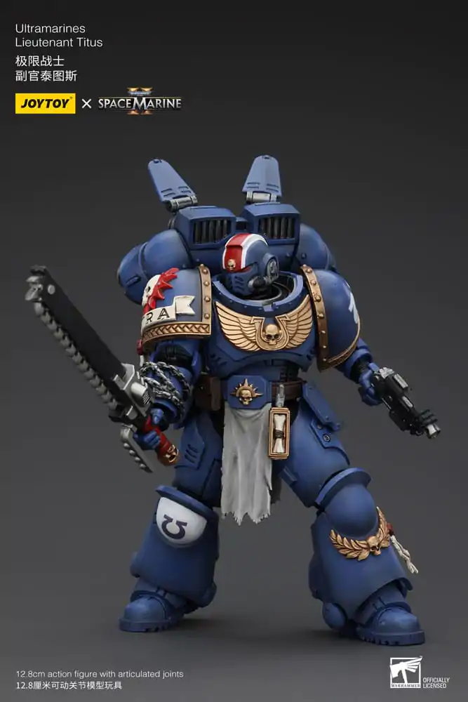 Warhammer 40k akcijska figura 1/18 Ultramarines Lieutenant Titus 13 cm fotografija proizvoda