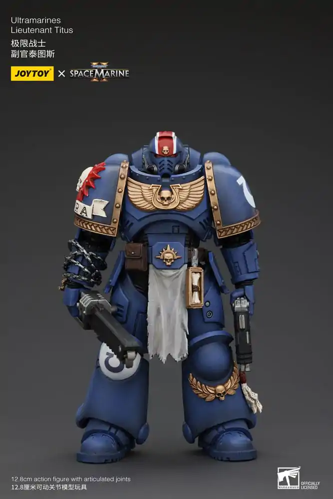 Warhammer 40k akcijska figura 1/18 Ultramarines Lieutenant Titus 13 cm fotografija proizvoda