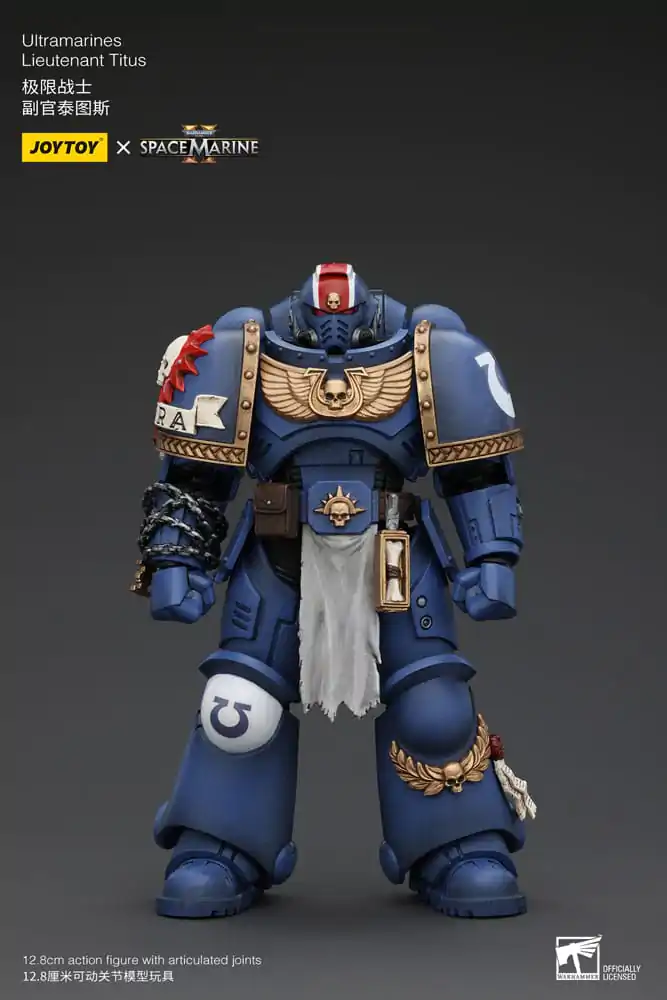 Warhammer 40k akcijska figura 1/18 Ultramarines Lieutenant Titus 13 cm fotografija proizvoda