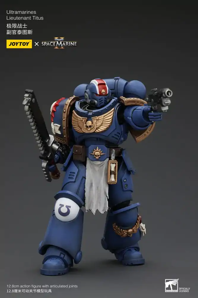 Warhammer 40k akcijska figura 1/18 Ultramarines Lieutenant Titus 13 cm fotografija proizvoda