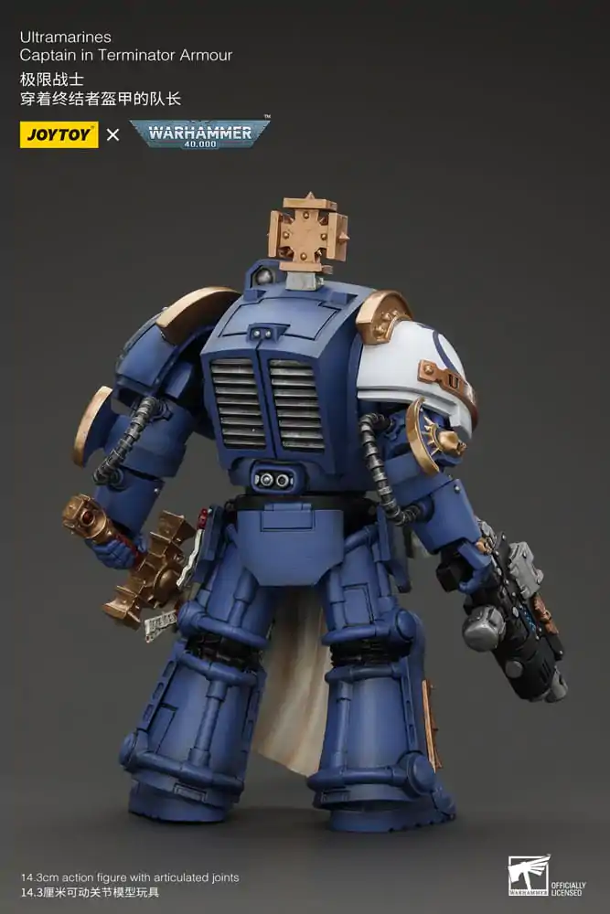 Warhammer 40k akcijska figura 1/18 Ultramarines Captain In Terminator Armour 14 cm fotografija proizvoda