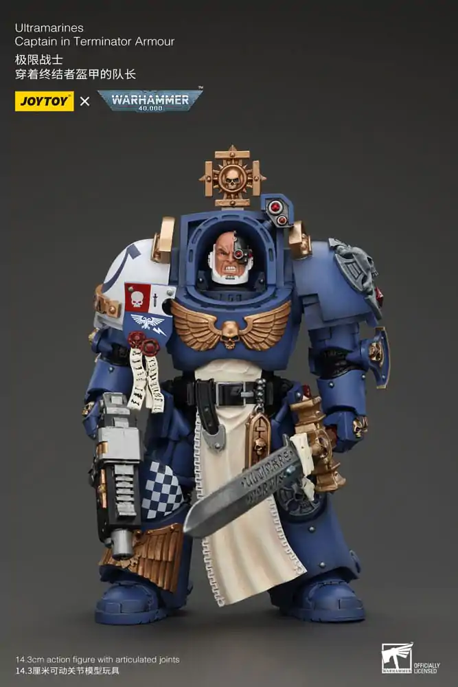 Warhammer 40k akcijska figura 1/18 Ultramarines Captain In Terminator Armour 14 cm fotografija proizvoda