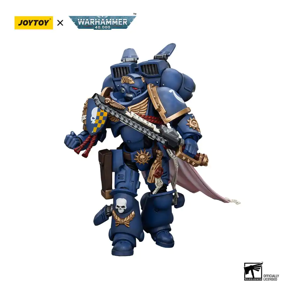 Warhammer 40k akcijska figura 1/18 Ultramarines Captain s Jump Packom 12 cm fotografija proizvoda