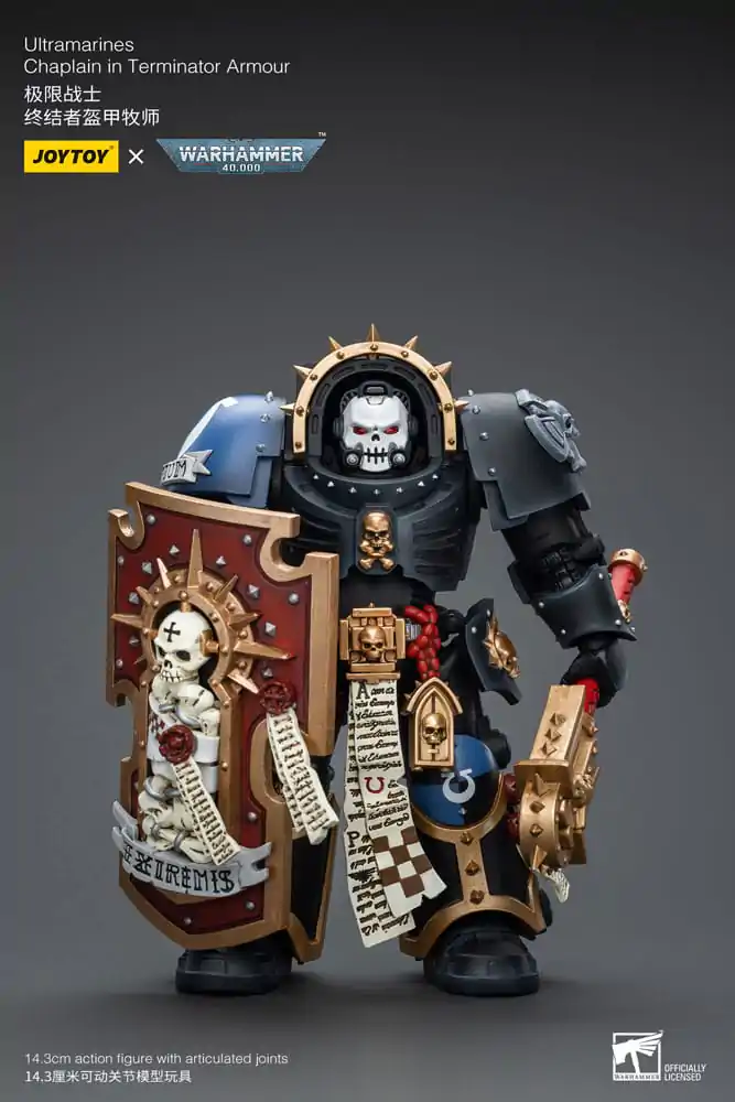 Warhammer 40k akcijska figura 1/18 Ultramarines Chaplain u Terminator oklopu 12 cm fotografija proizvoda