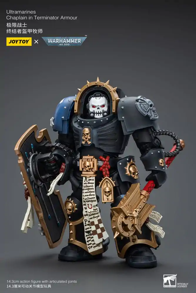 Warhammer 40k akcijska figura 1/18 Ultramarines Chaplain u Terminator oklopu 12 cm fotografija proizvoda