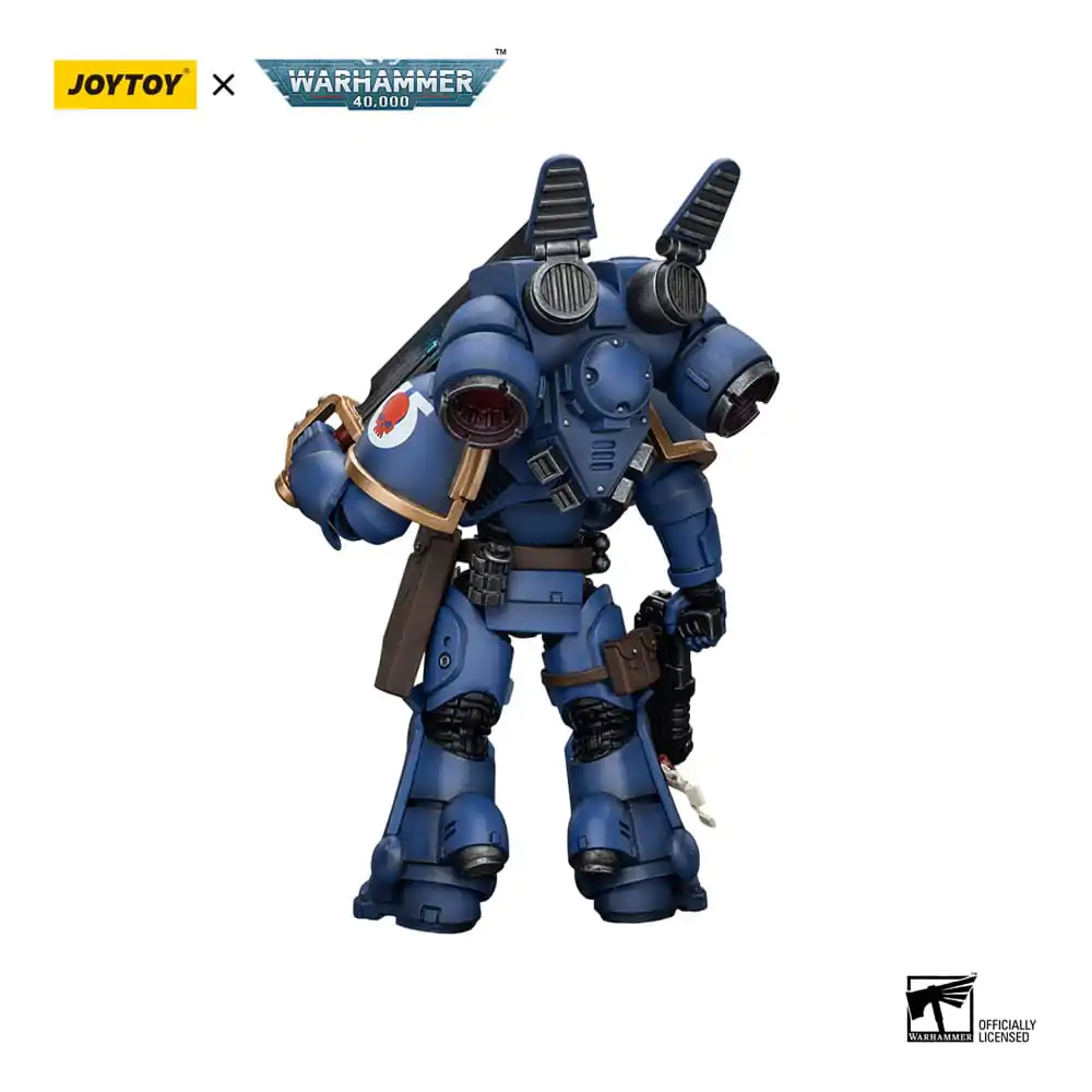 Warhammer 40k akcijska figura 1/18 Ultramarines Jump Pack Intercessors Sergeant s plazma pištoljem i Power Sword 12 cm fotografija proizvoda