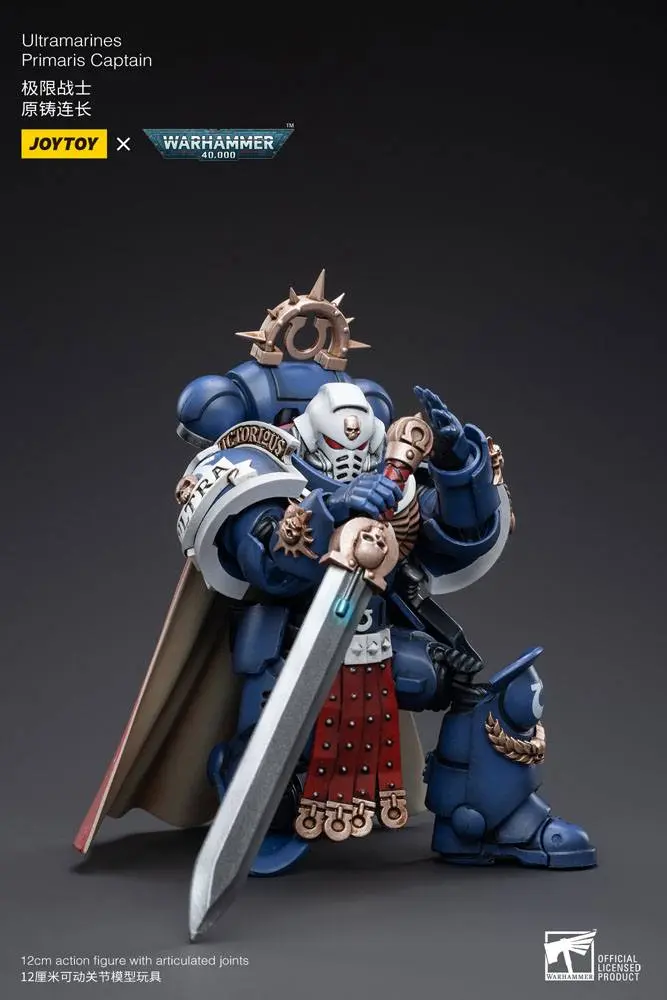 Warhammer 40k akcijska figura 1/18 Ultramarines Primaris Captain 12 cm fotografija proizvoda