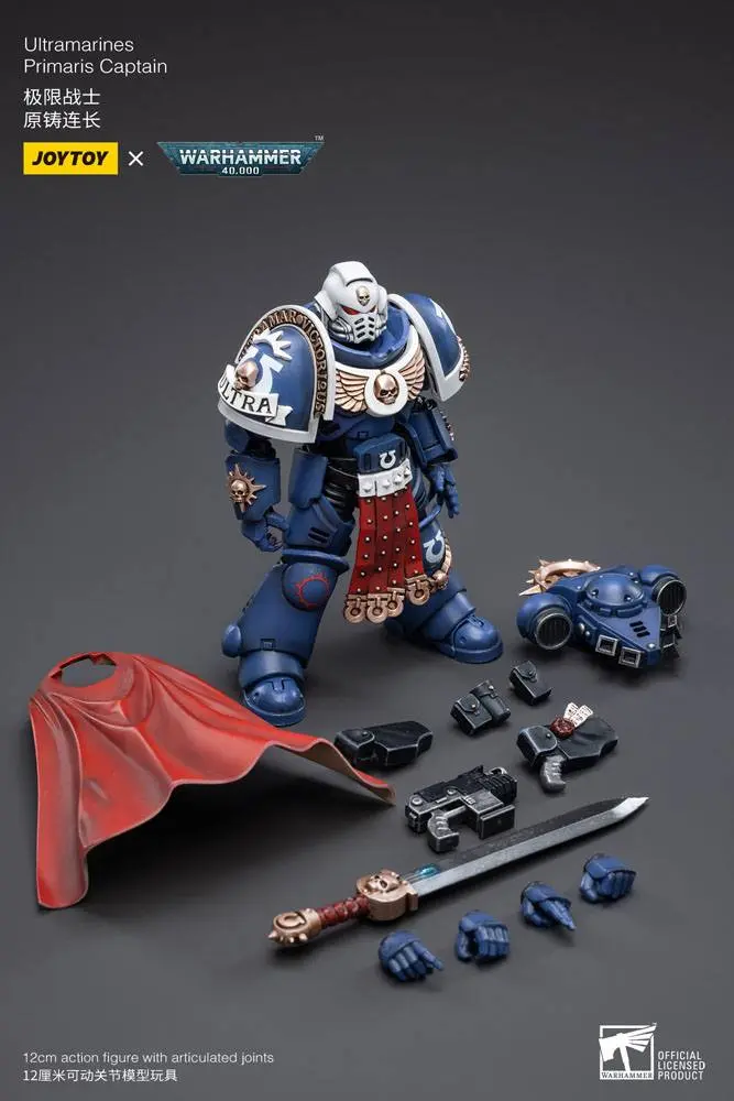 Warhammer 40k akcijska figura 1/18 Ultramarines Primaris Captain 12 cm fotografija proizvoda