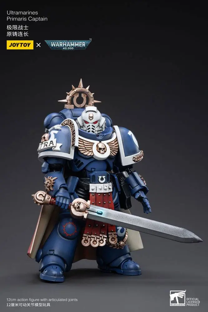Warhammer 40k akcijska figura 1/18 Ultramarines Primaris Captain 12 cm fotografija proizvoda