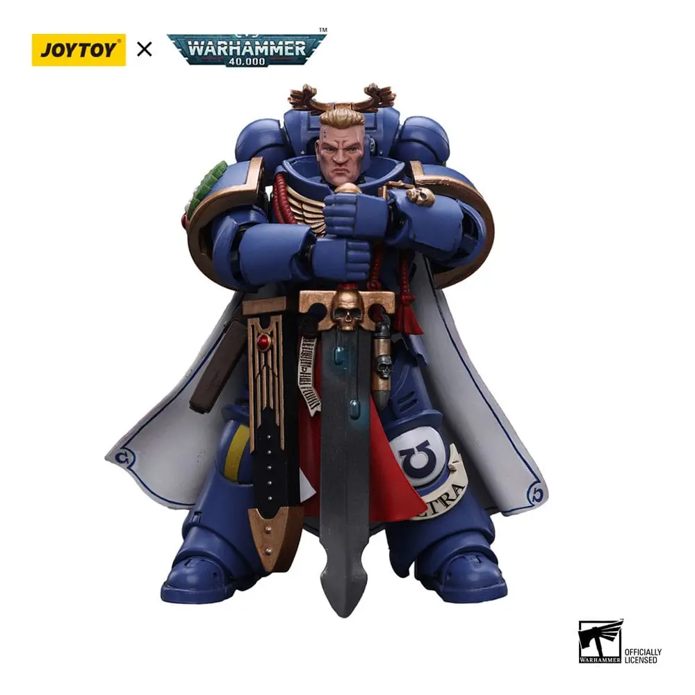 Warhammer 40k akcijska figura 1/18 Ultramarines Primaris Captain s Power Swordom i Plasma Pistol 12 cm fotografija proizvoda